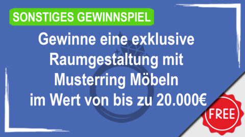 Gewinne eine exklusive Raumgestaltung mit Musterring Möbeln im Wert von bis zu 20.000€
