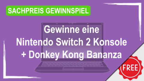 Gewinne eine Nintendo Switch 2 Konsole & dem Spiel Donkey Kong Bananza