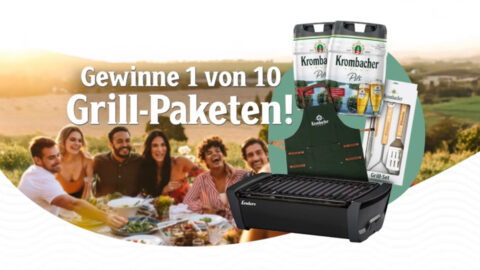 Krombacher Grillpaket Gewinnspiel
