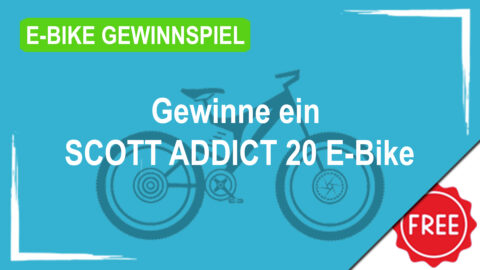 Gewinne ein SCOTT ADDICT 20 E-Bike